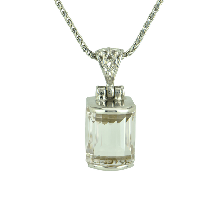 White Sapphire Pendant