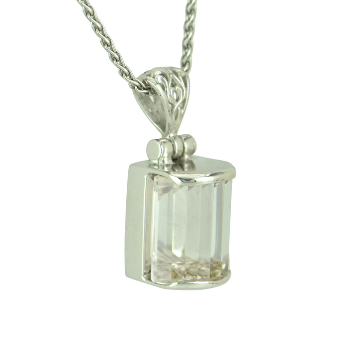White Sapphire Pendant