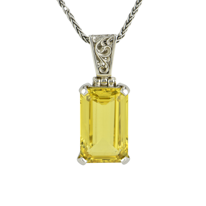 Yellow Sapphire Pendant