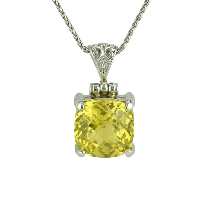 Yellow Sapphire Pendant