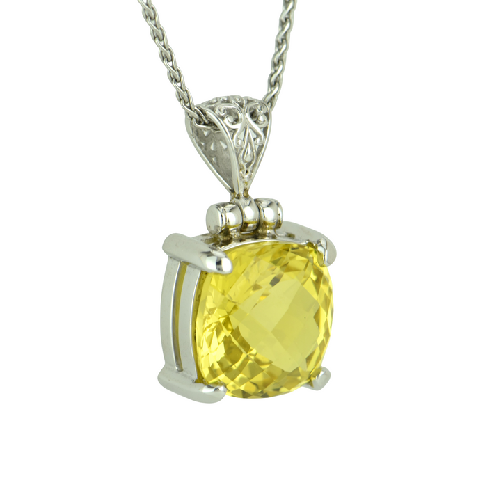 Yellow Sapphire Pendant