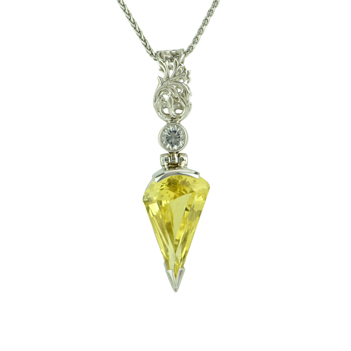 Yellow Sapphire Pendant