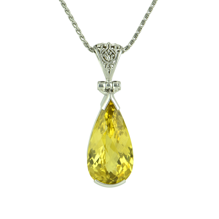Yellow Sapphire Pendant