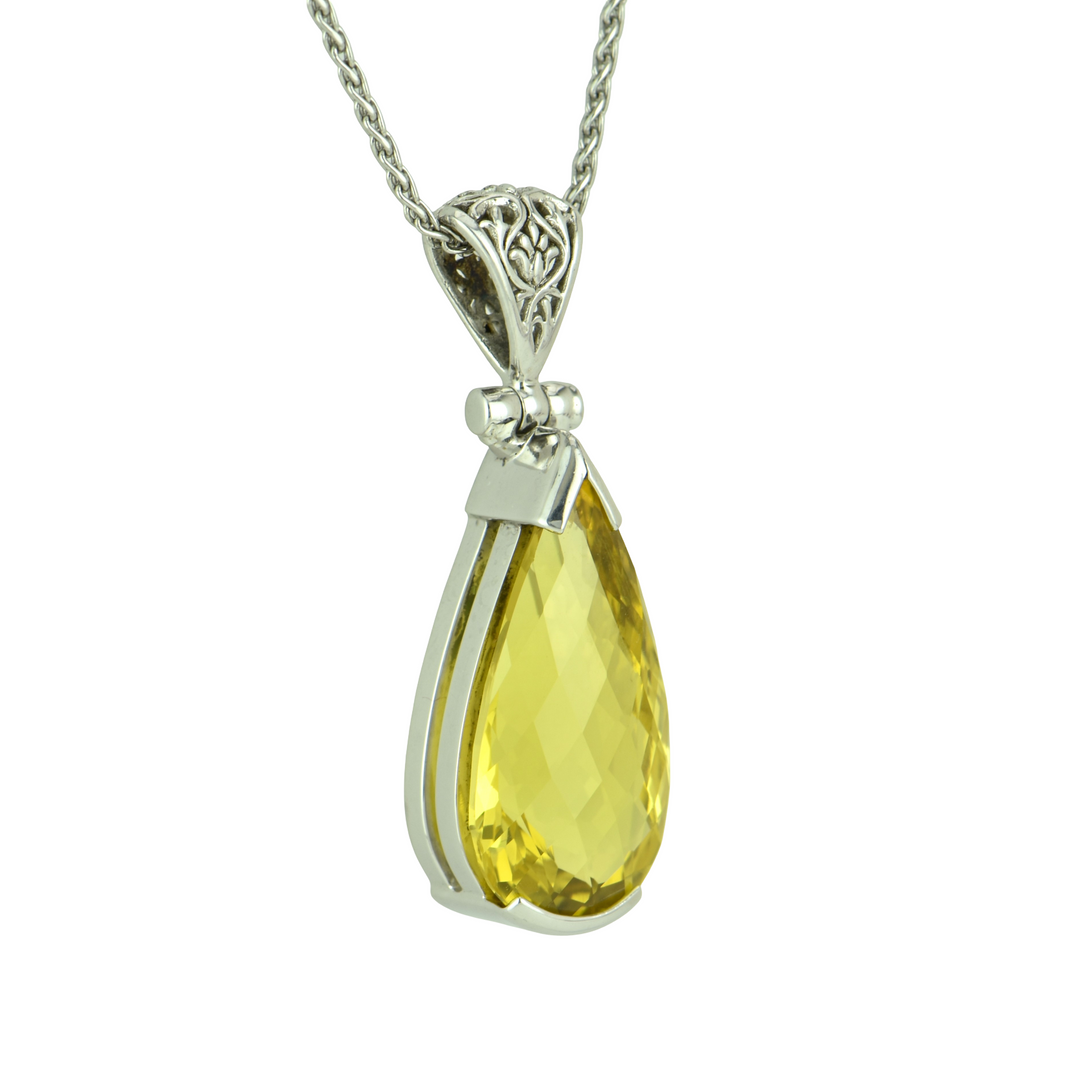 Yellow Sapphire Pendant