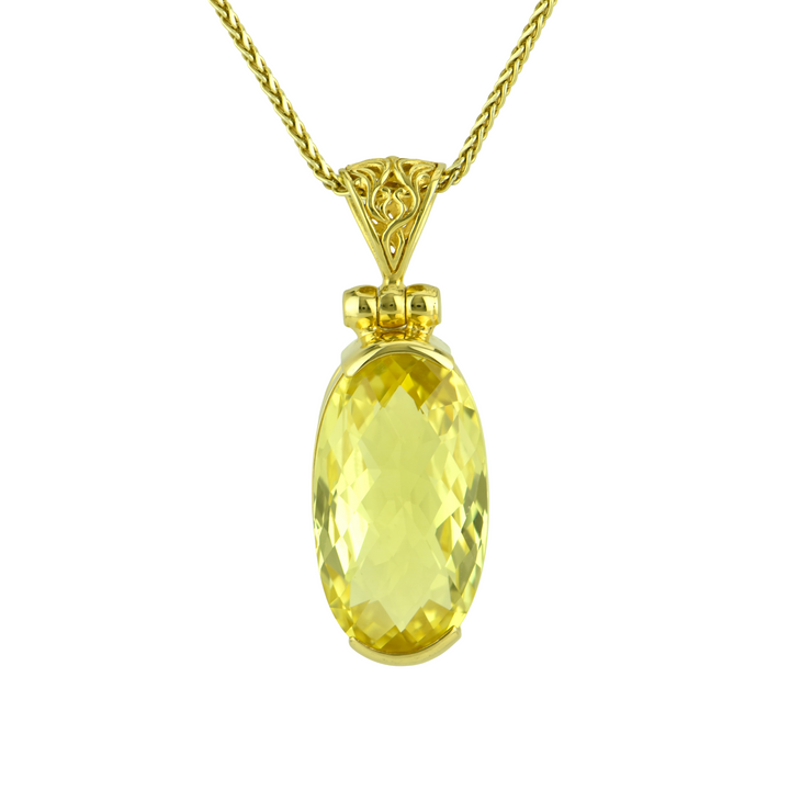 Yellow Sapphire Pendant
