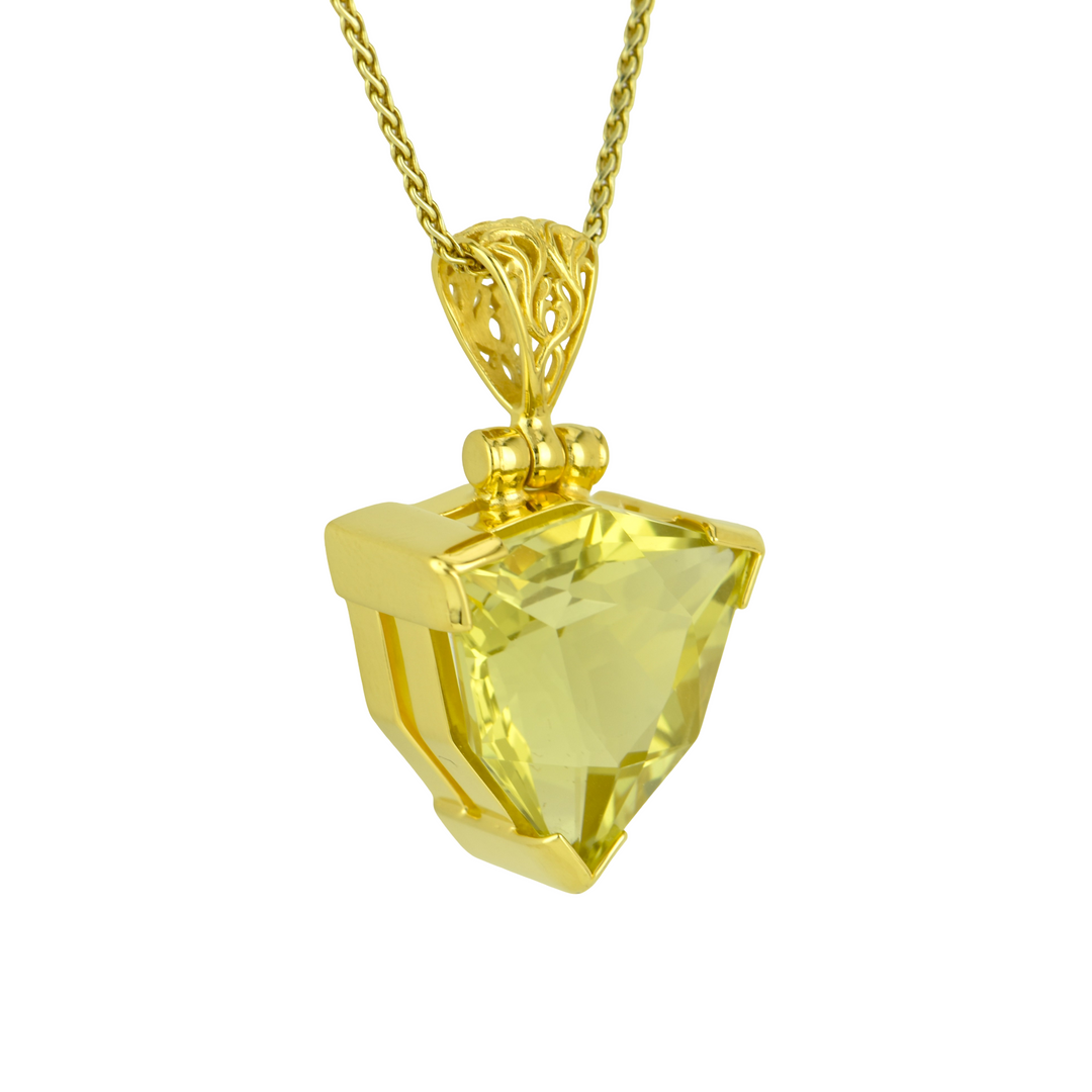 Lemon Quartz Pendant