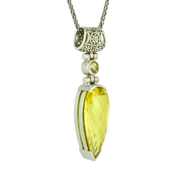 Yellow Sapphire Pendant
