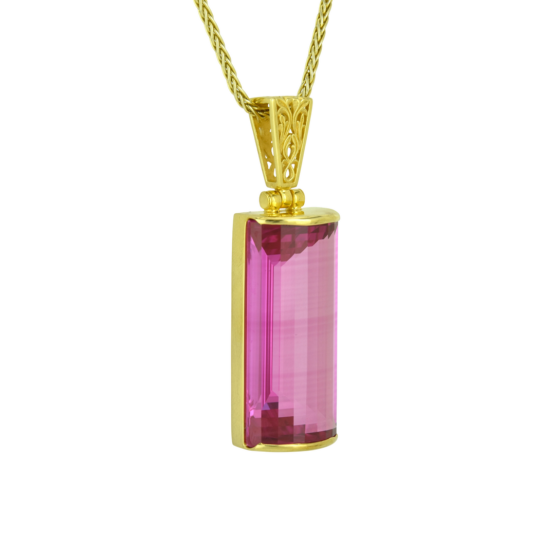 Shasta Pink Sapphire Pendant