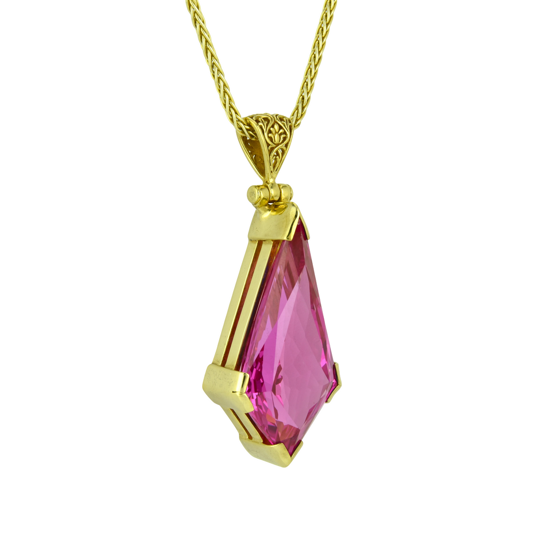 Shasta Pink Sapphire Pendant