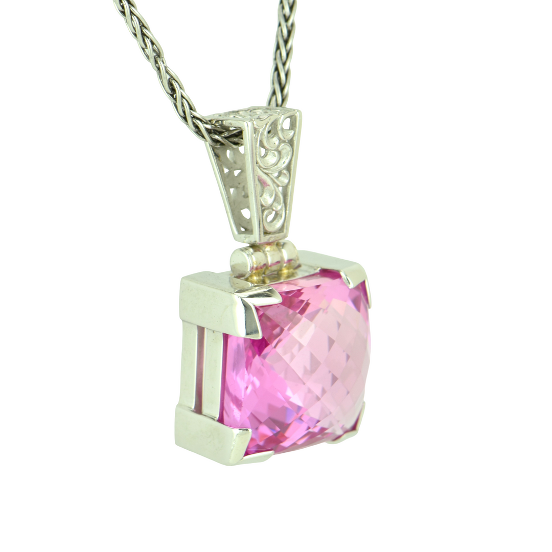 Shasta Pink Sapphire Pendant
