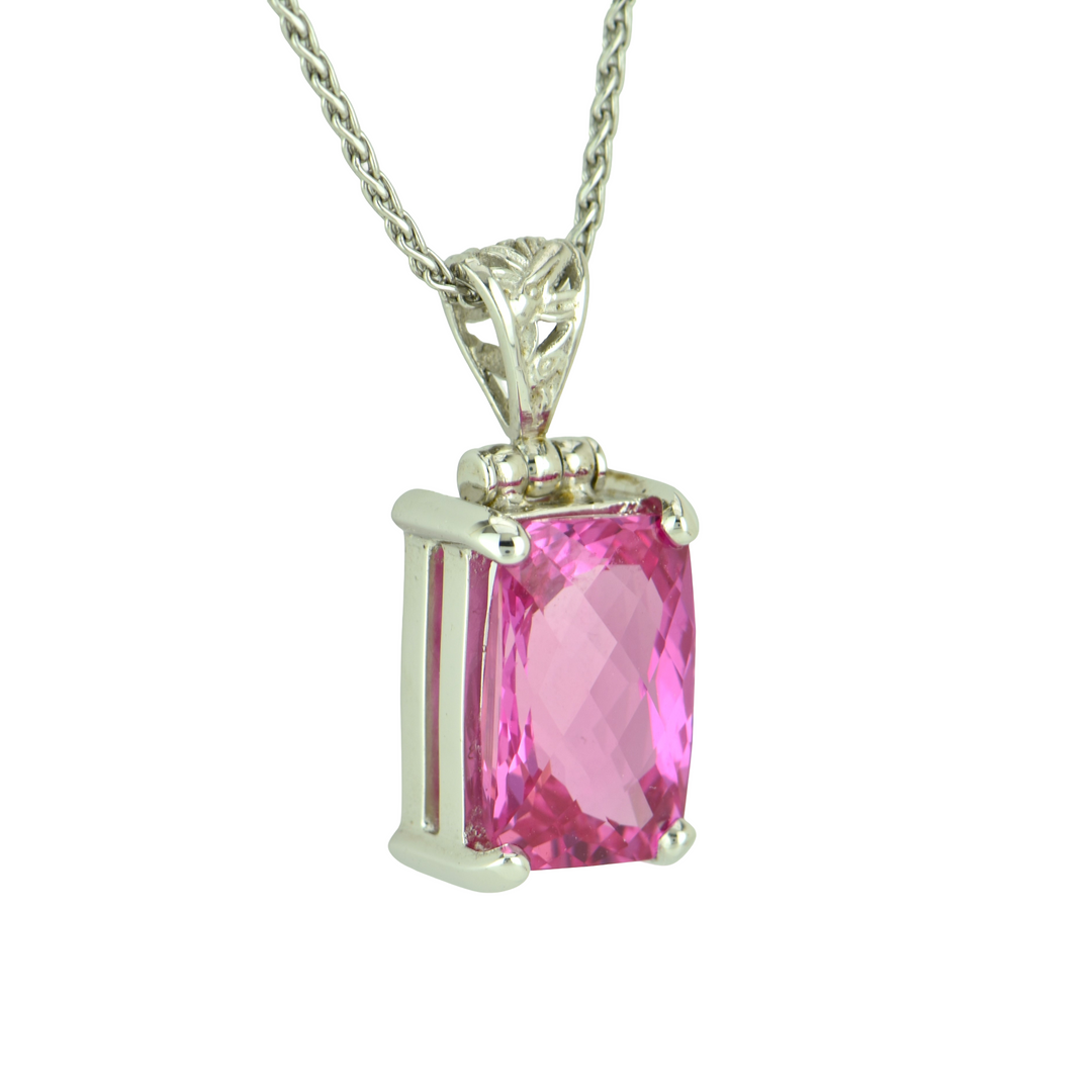 Shasta Pink Sapphire Pendant