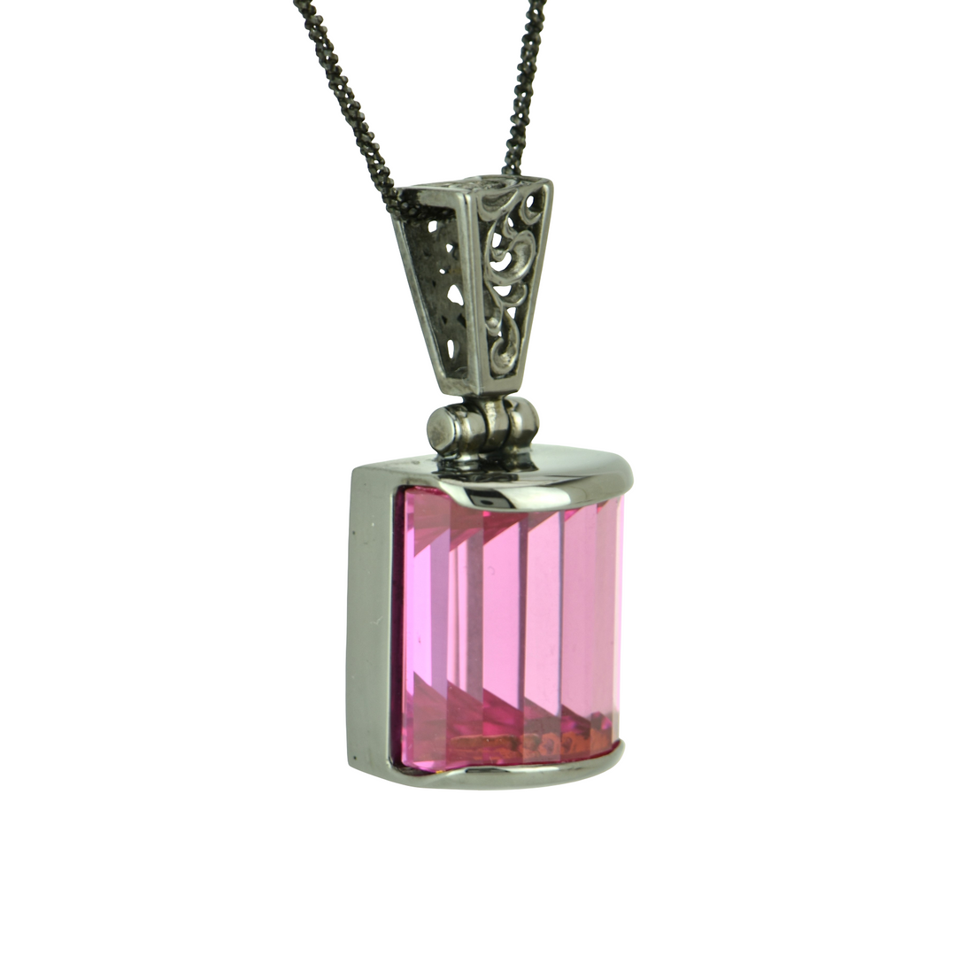 Shasta Pink Sapphire Pendant