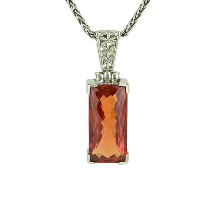 Padparadscha Sapphire Pendant