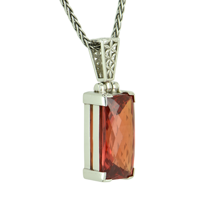 Padparadscha Sapphire Pendant