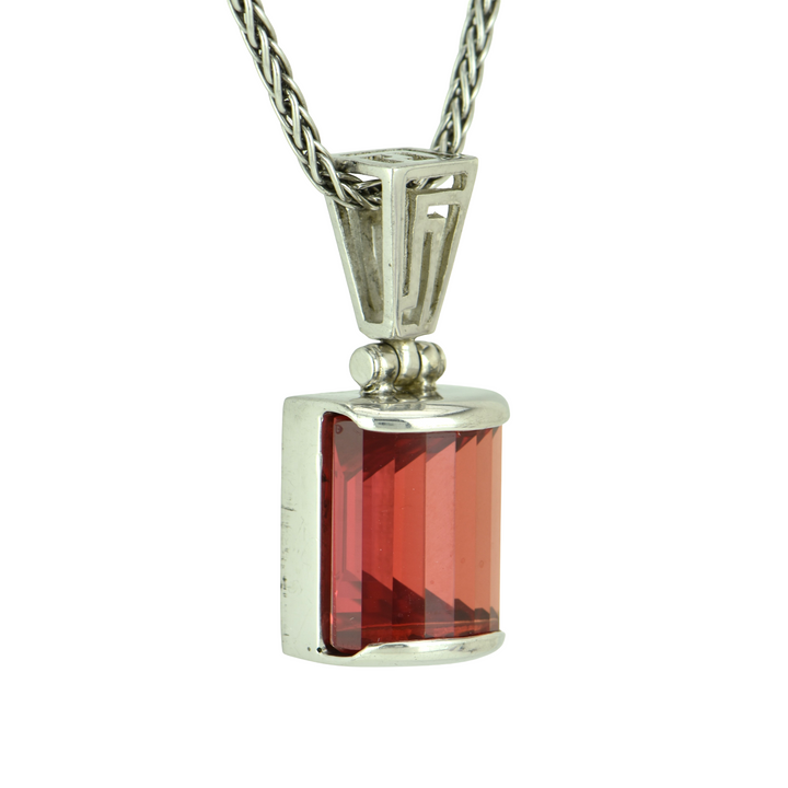 Padparadsha Sapphire Pendant