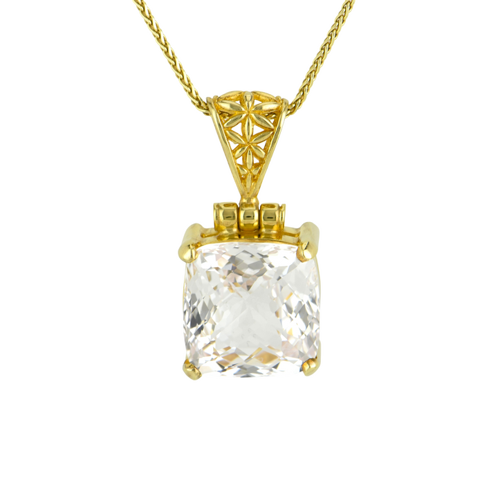 White Sapphire Pendant