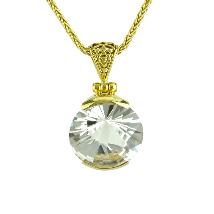 White Sapphire Pendant