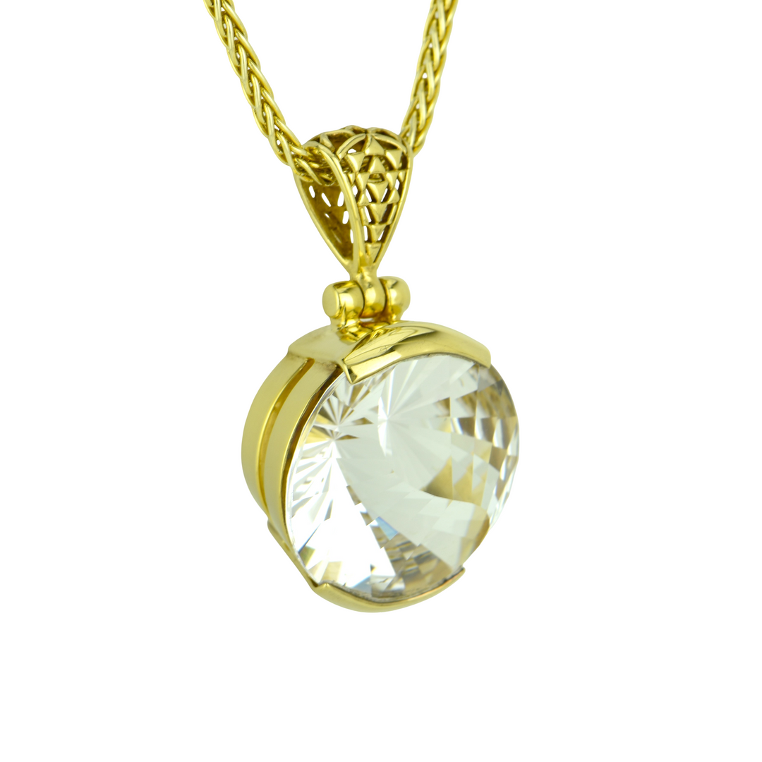 White Sapphire Pendant