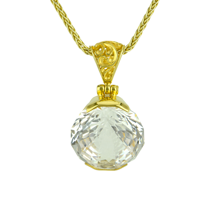 White Sapphire Pendant