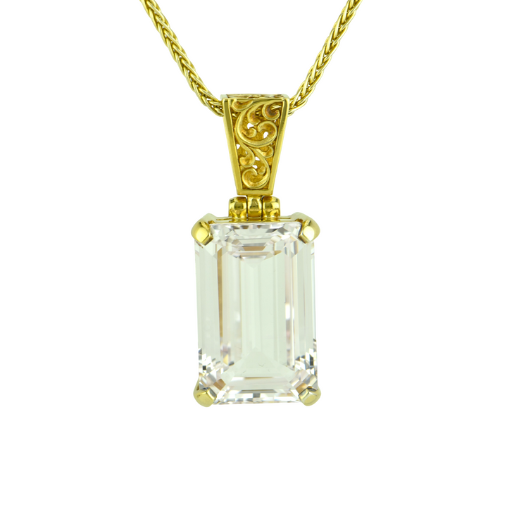 White Sapphire Pendant