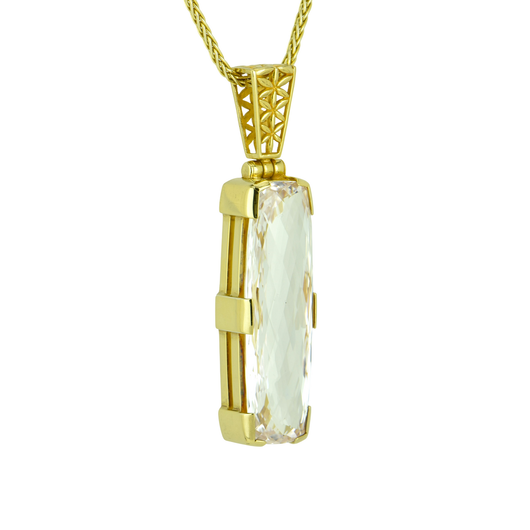 White Sapphire Pendant