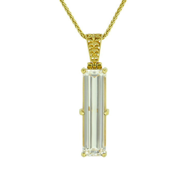 White Sapphire Pendant