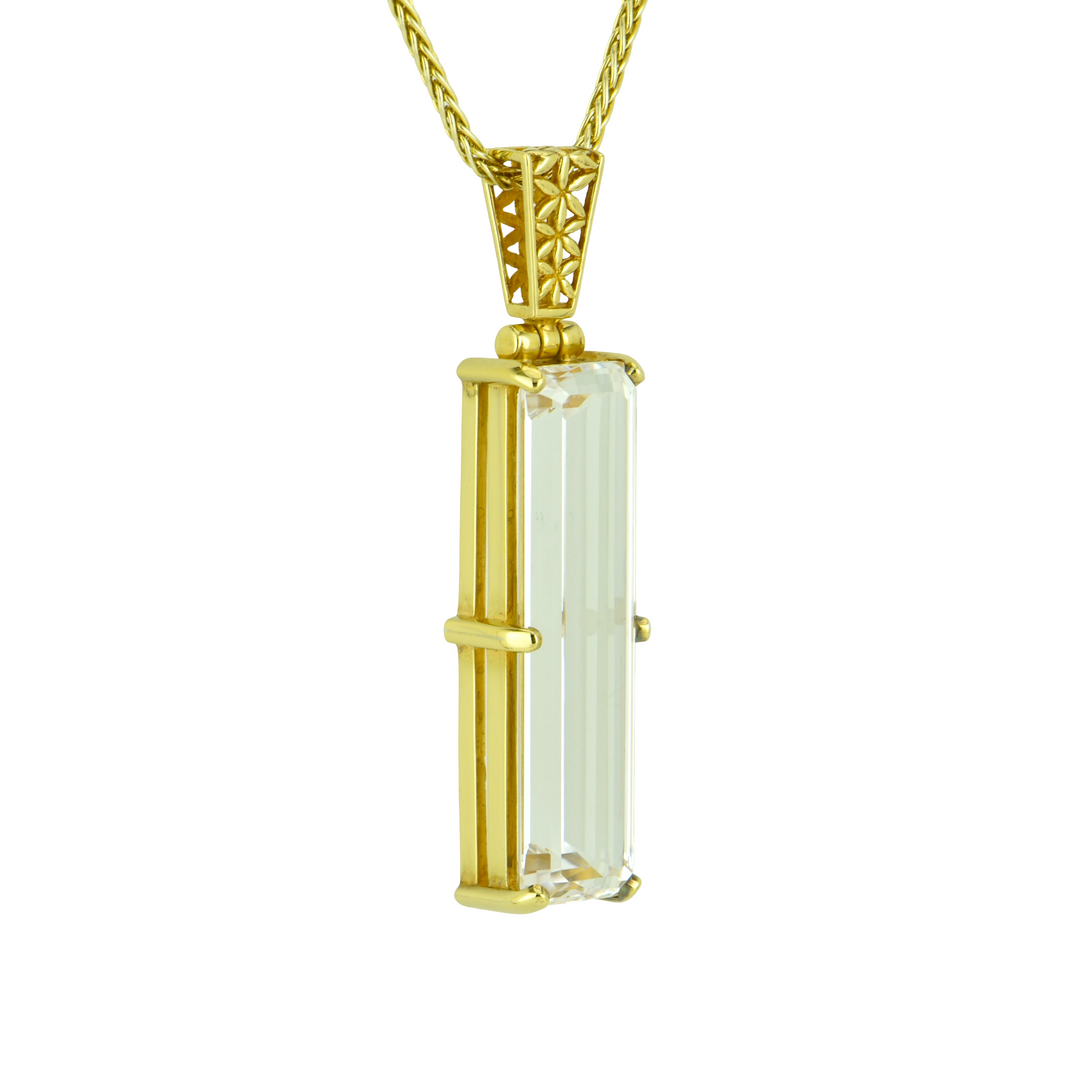 White Sapphire Pendant