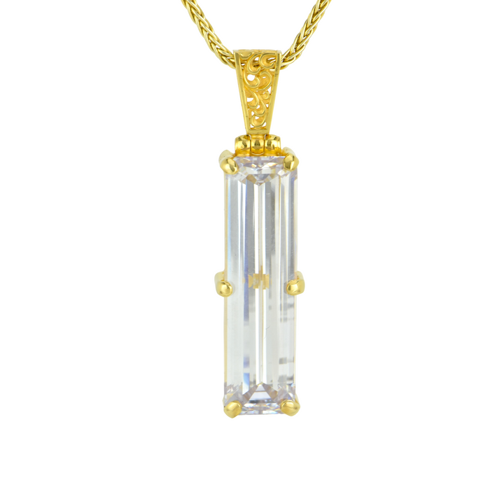 Diamond Simulant Pendant