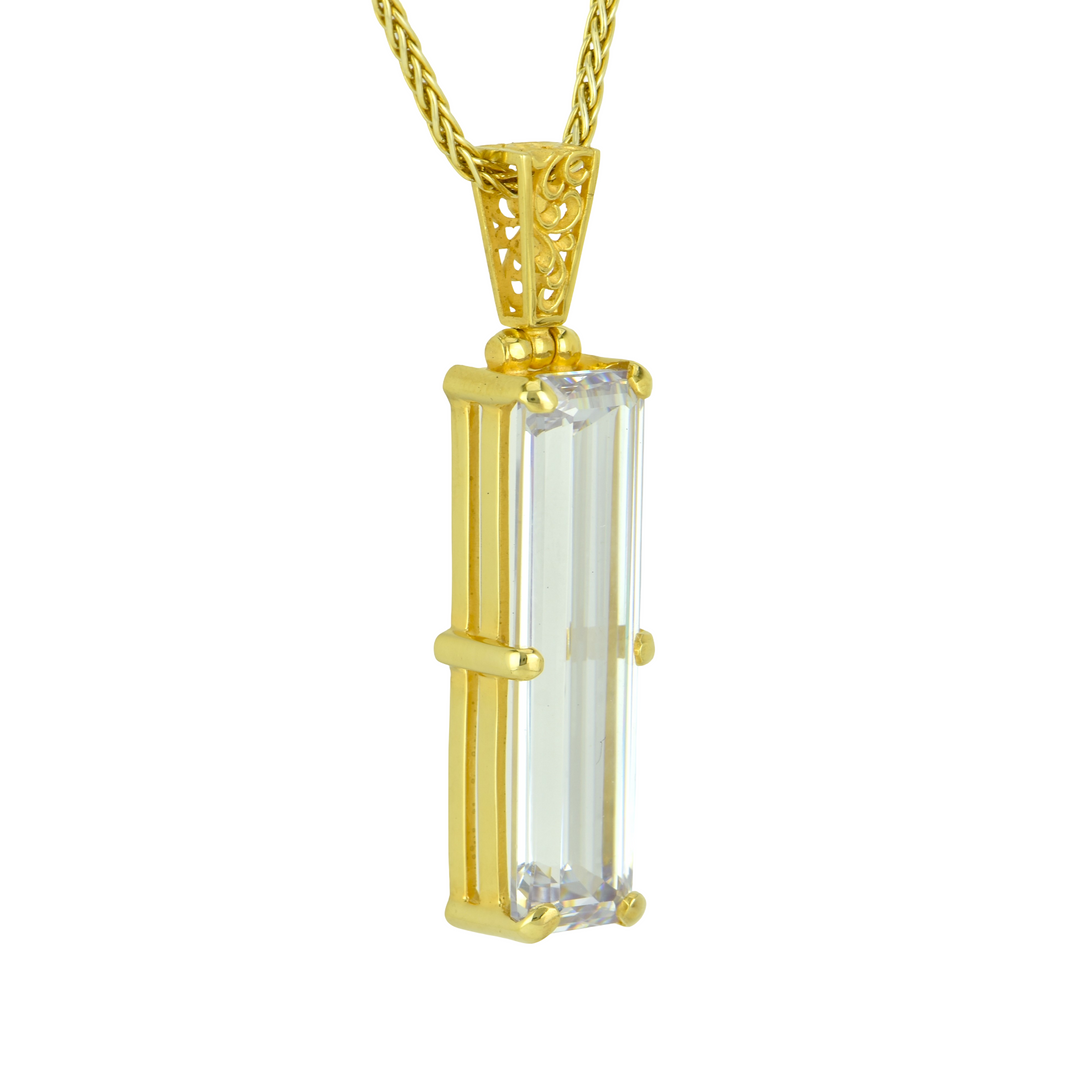 Diamond Simulant Pendant