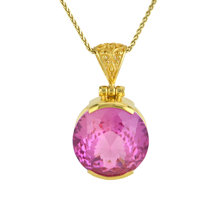 Shasta Pink Sapphire Pendant