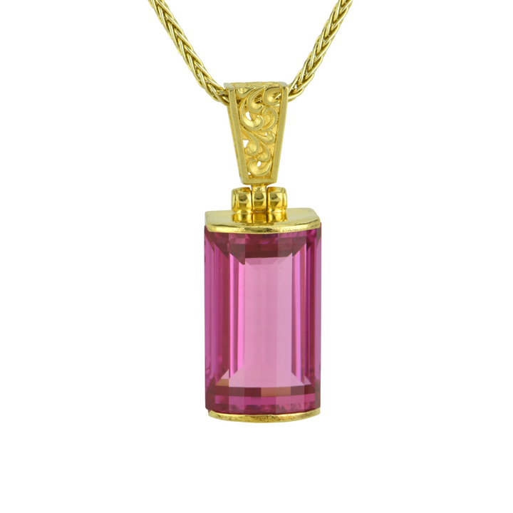 Shasta Pink Sapphire Pendant