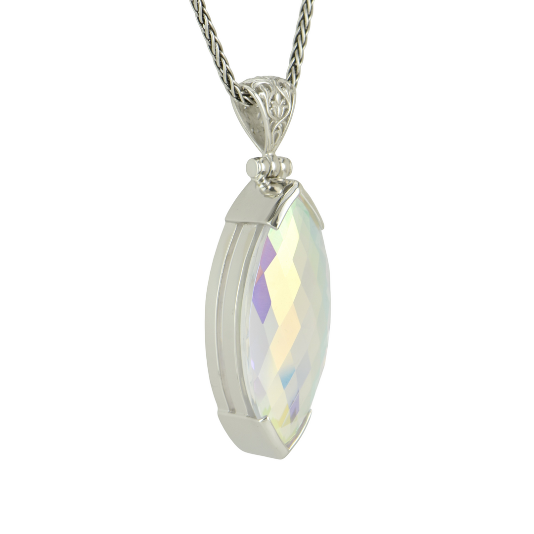 Angel Aura Amour Mystic Quartz Pendant