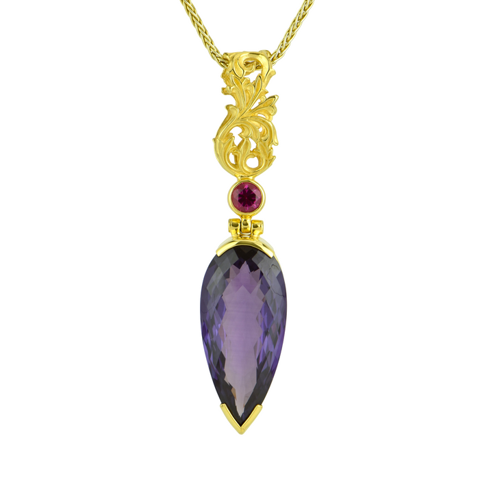 Alexandrite Effect Sapphire Pendant