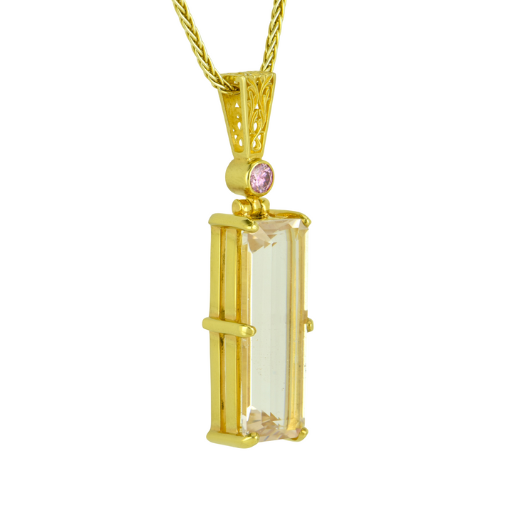 Pink Obsidian Pendant