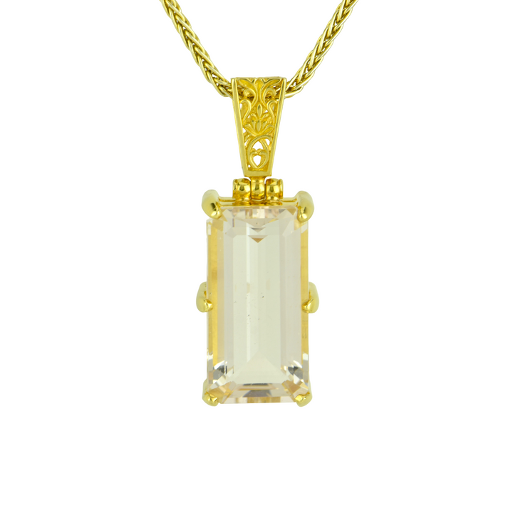 Pink Obsidian Pendant