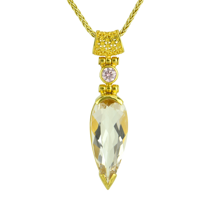 Pink Obsidian Pendant