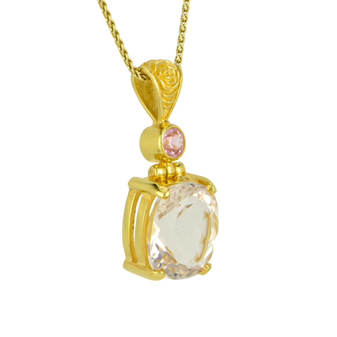 Pink Obsidian Pendant