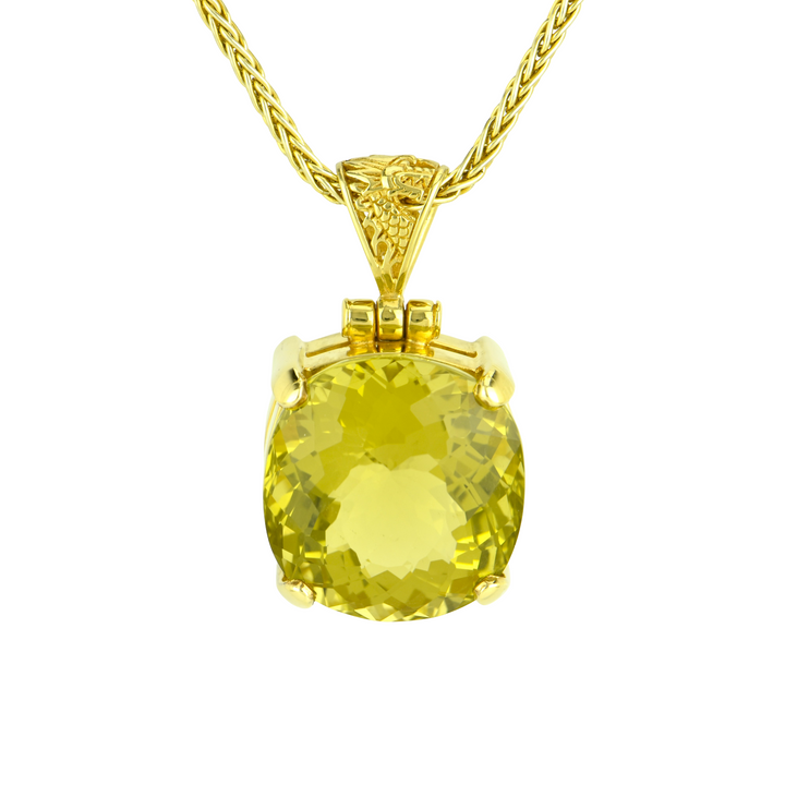 Lemon Quartz Pendant