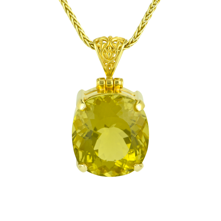 Lemon Quartz Pendant