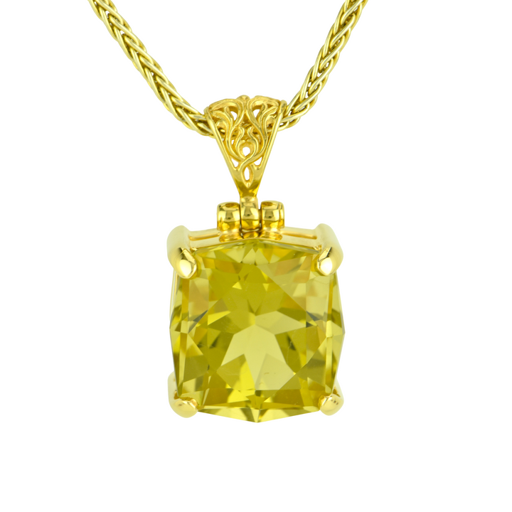 Lemon Quartz Pendant