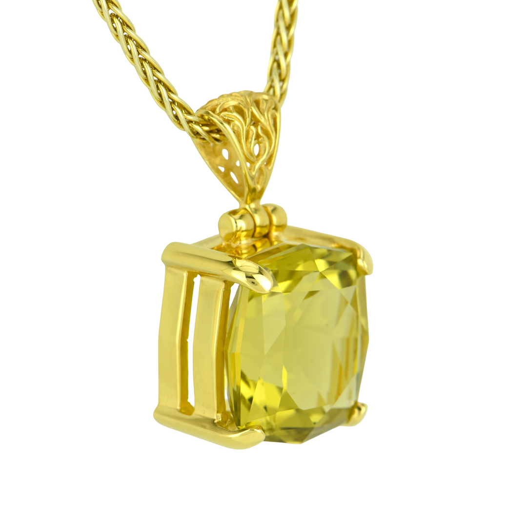 Lemon Quartz Pendant