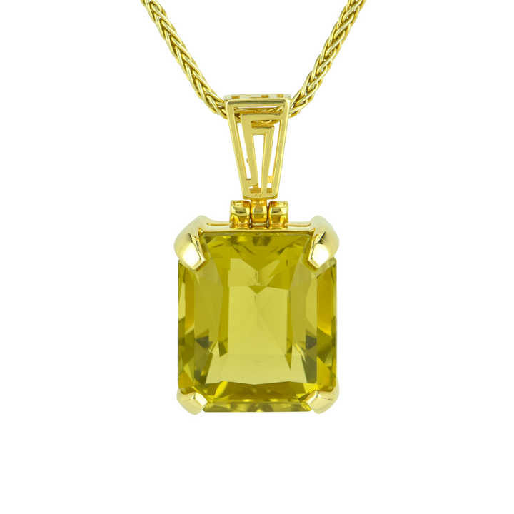 Lemon Quartz Pendant