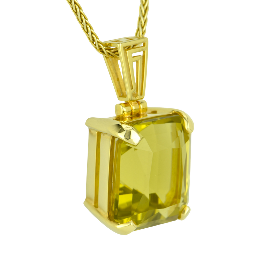Lemon Quartz Pendant