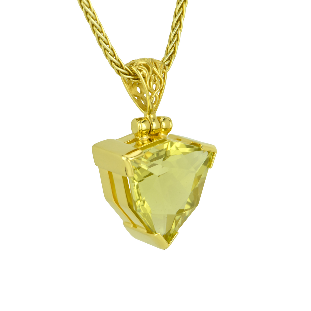 Lemon Quartz Pendant