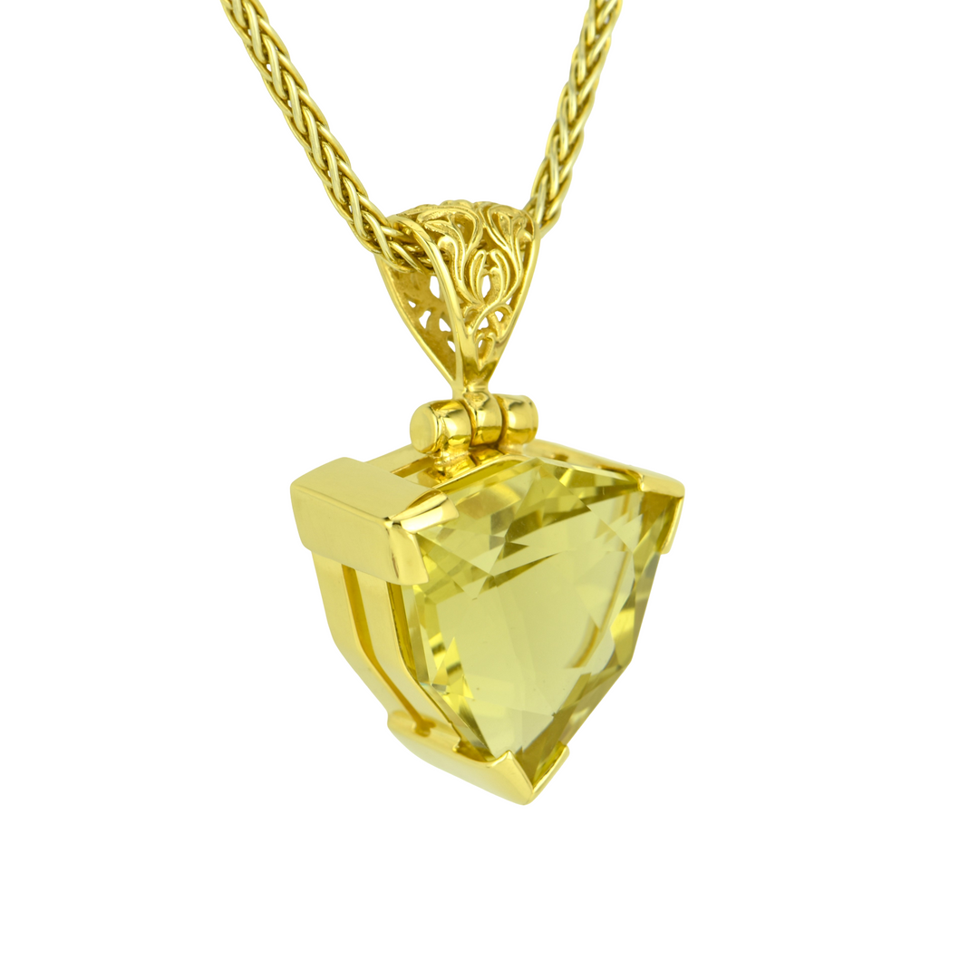 Lemon Quartz Pendant