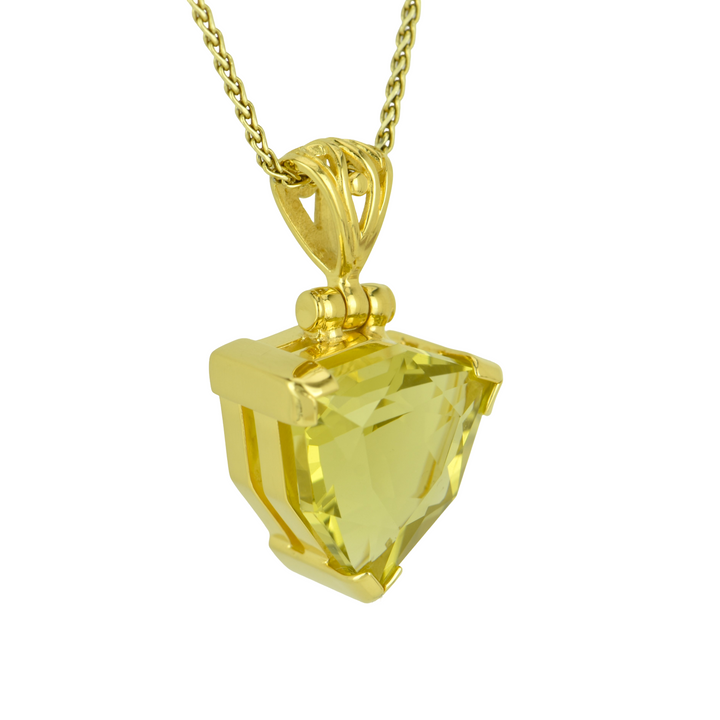 Lemon Quartz Pendant