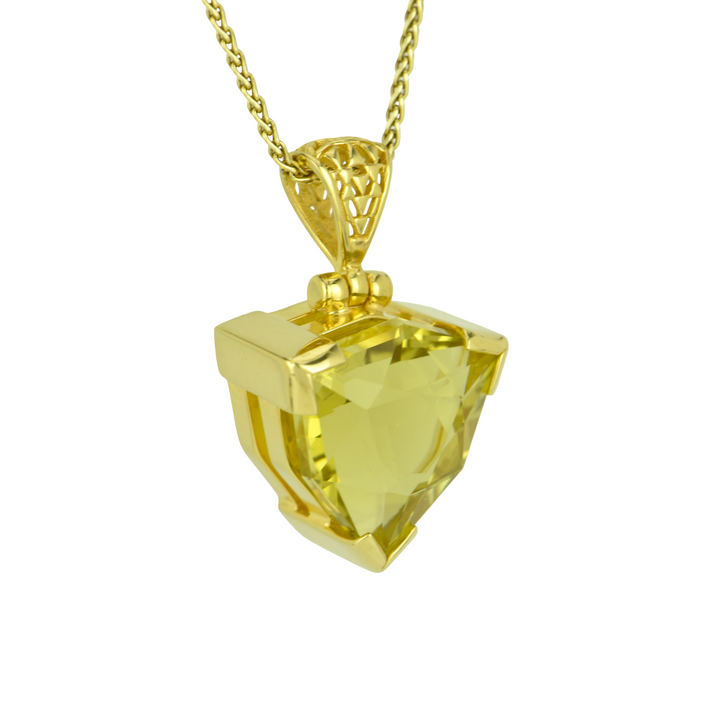 Lemon Quartz Pendant