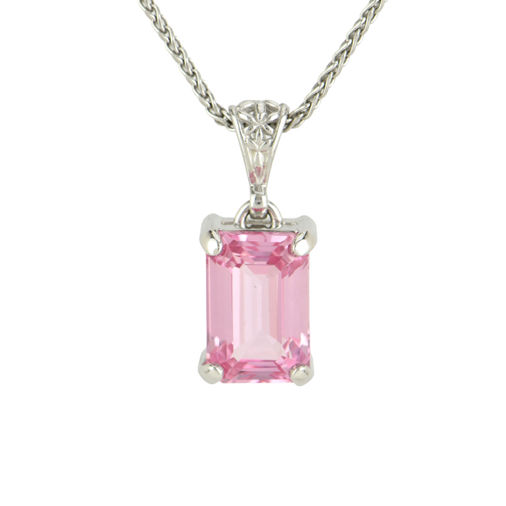 Imperial Pink Sapphire Pendant