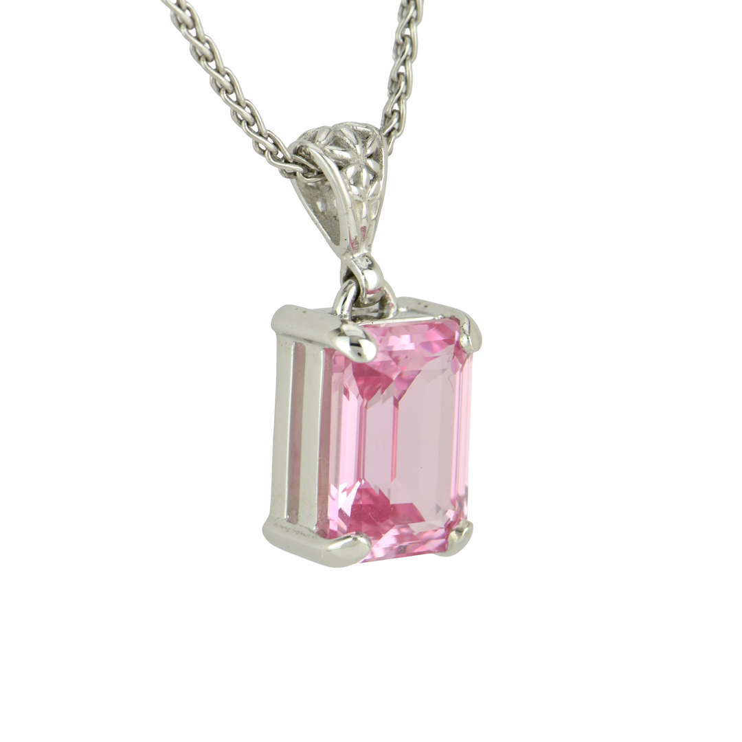 Imperial Pink Sapphire Pendant
