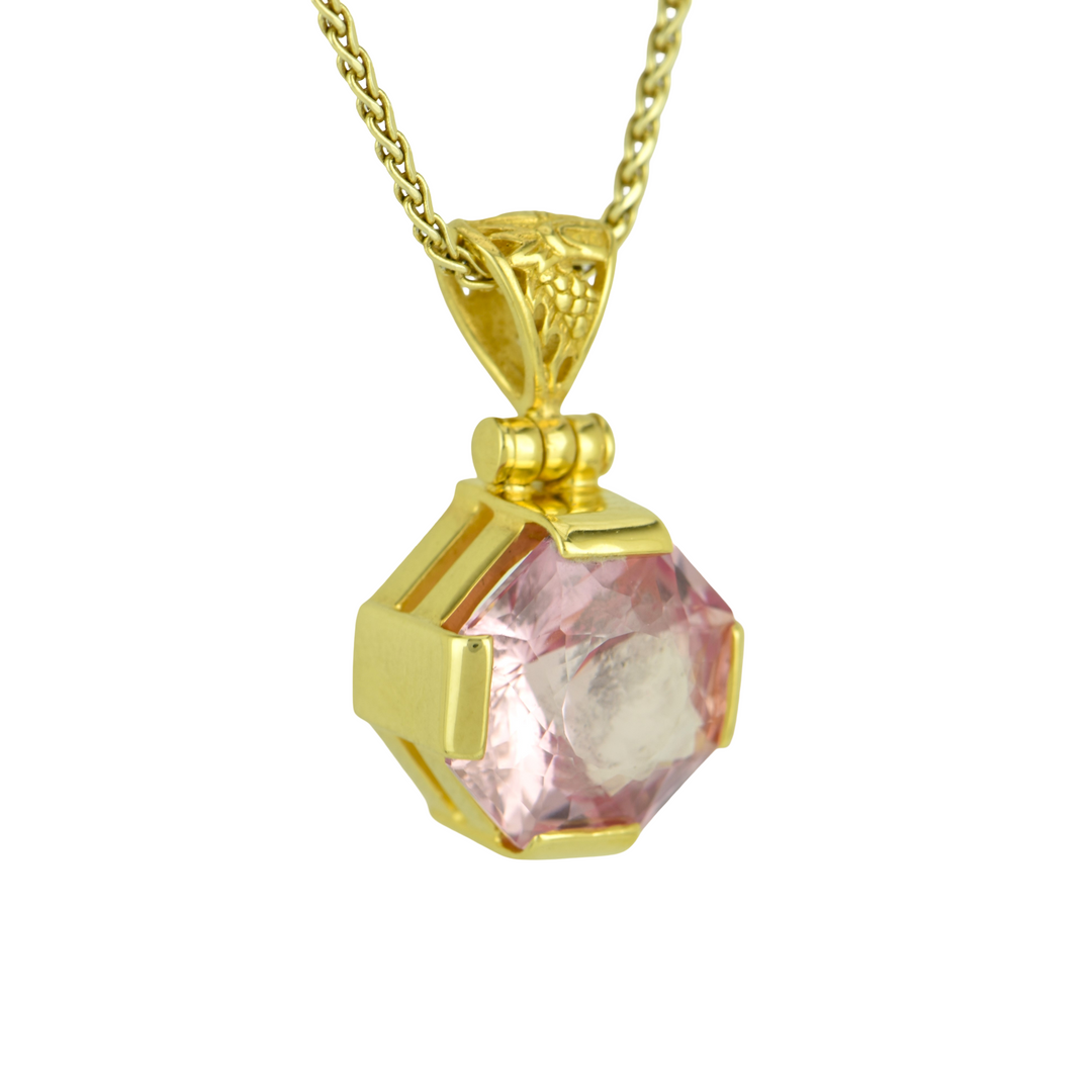 Imperial Pink Sapphire Pendant